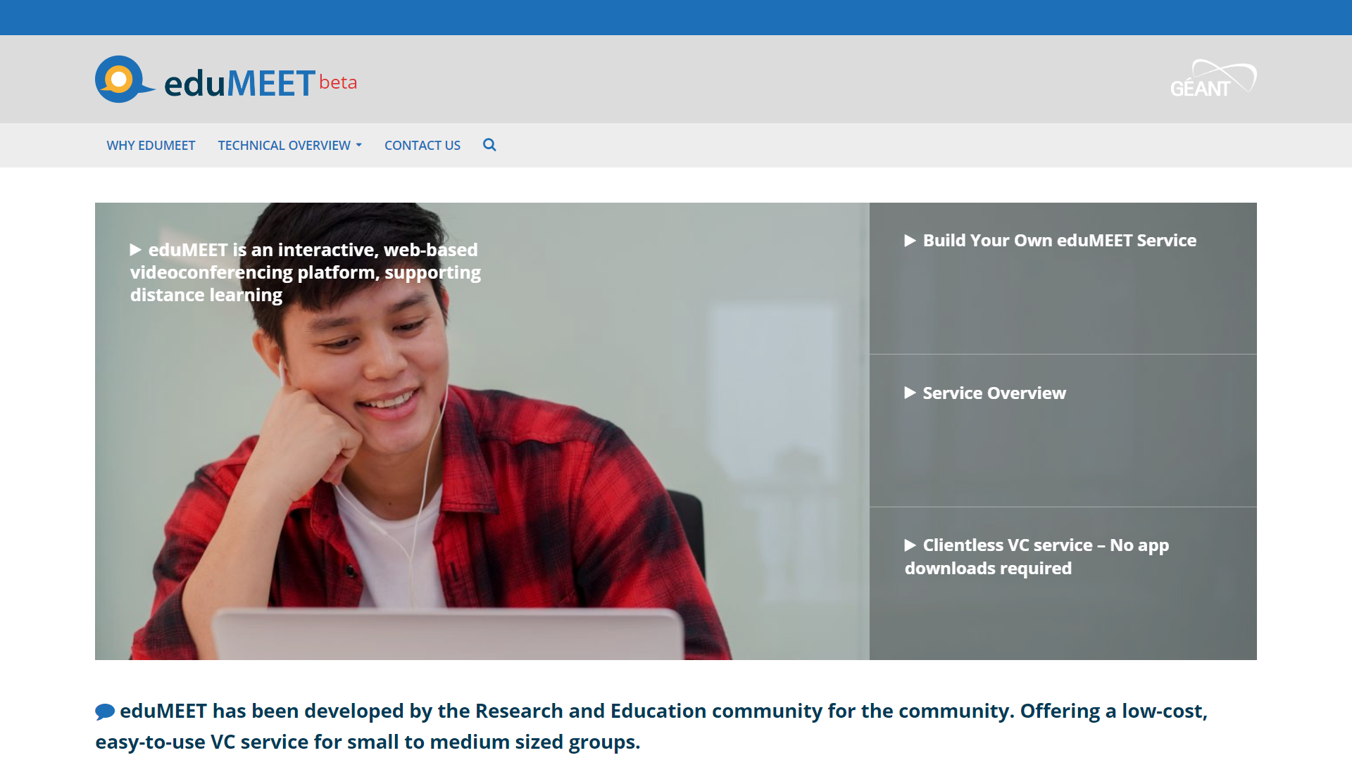 eduMeet supports remote education