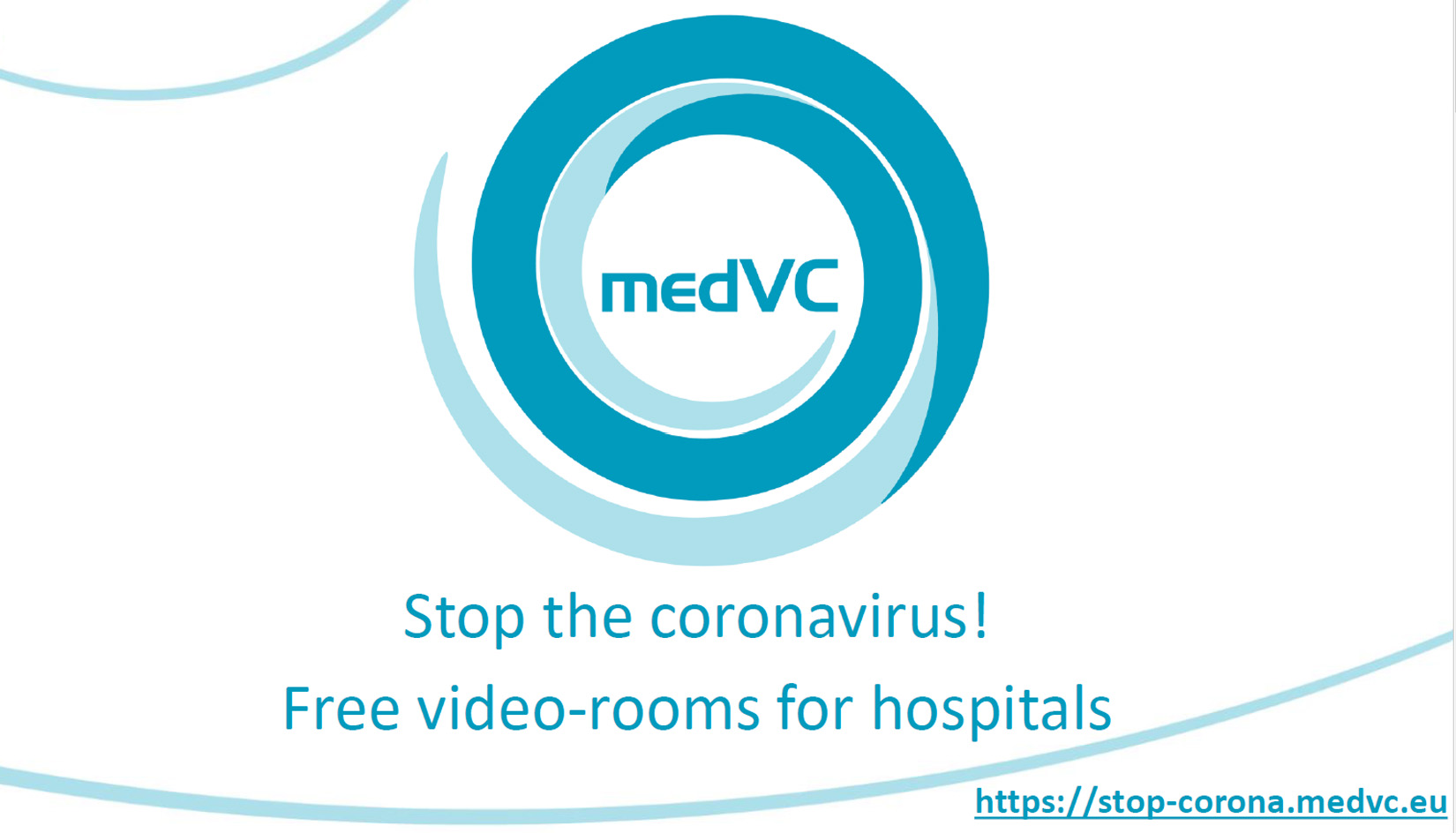 Stop Corona – free video-rooms for hospitals