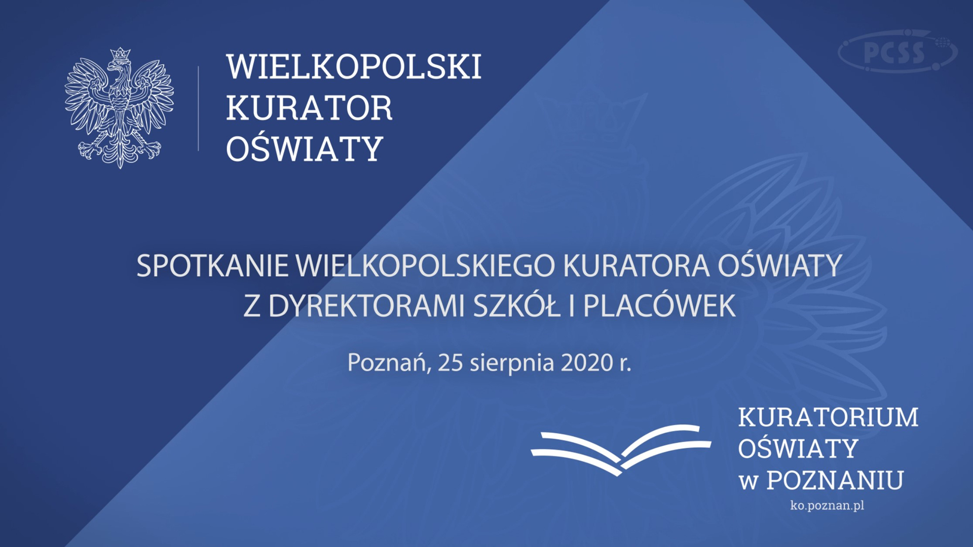 The next webinar of the Board of Education in Poznan with school principals