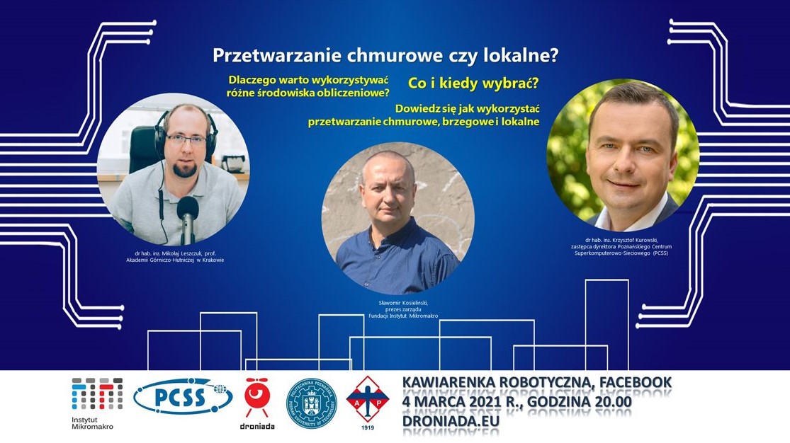 Dr Krzysztof Kurowski will be a guest of “Robotics Cafe”