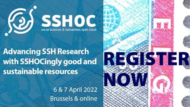 Registration for the SSHOC final Conference!