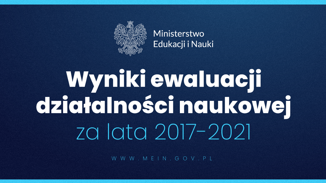 Results of the evaluation of research institutions for 2017-2021