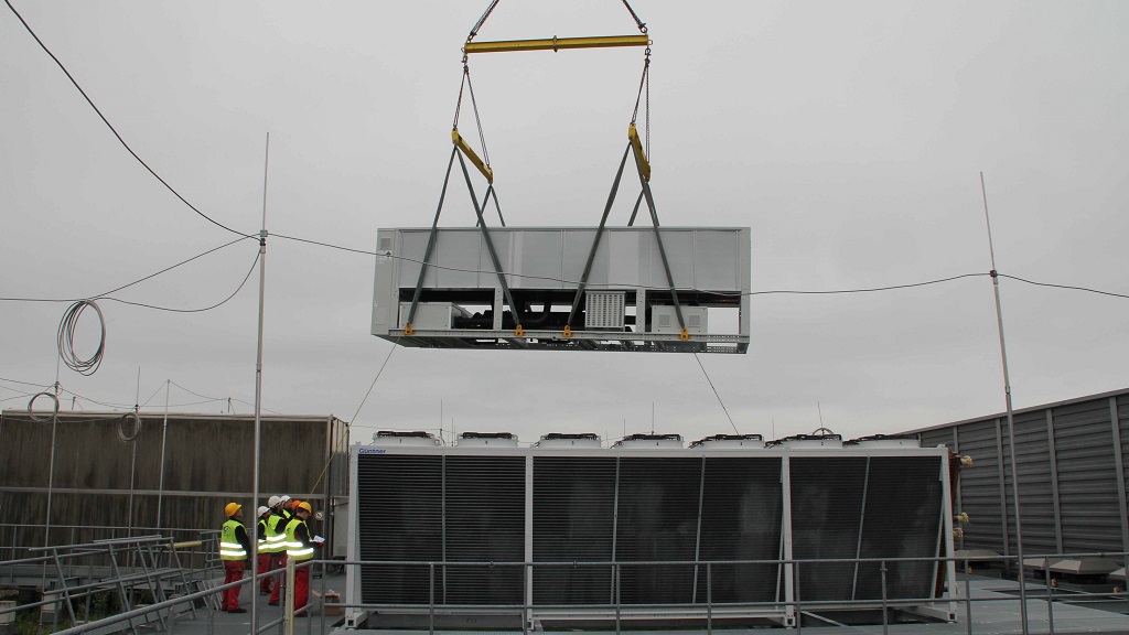 Delivery and installation of cooling equipment for the CBPIO Technology Halls Building – next stage