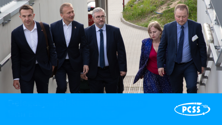 The European Commissioner for Budget and Administration Visits PSNC Headquarters